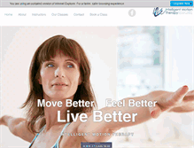 Tablet Screenshot of intelligentmotiontherapy.com